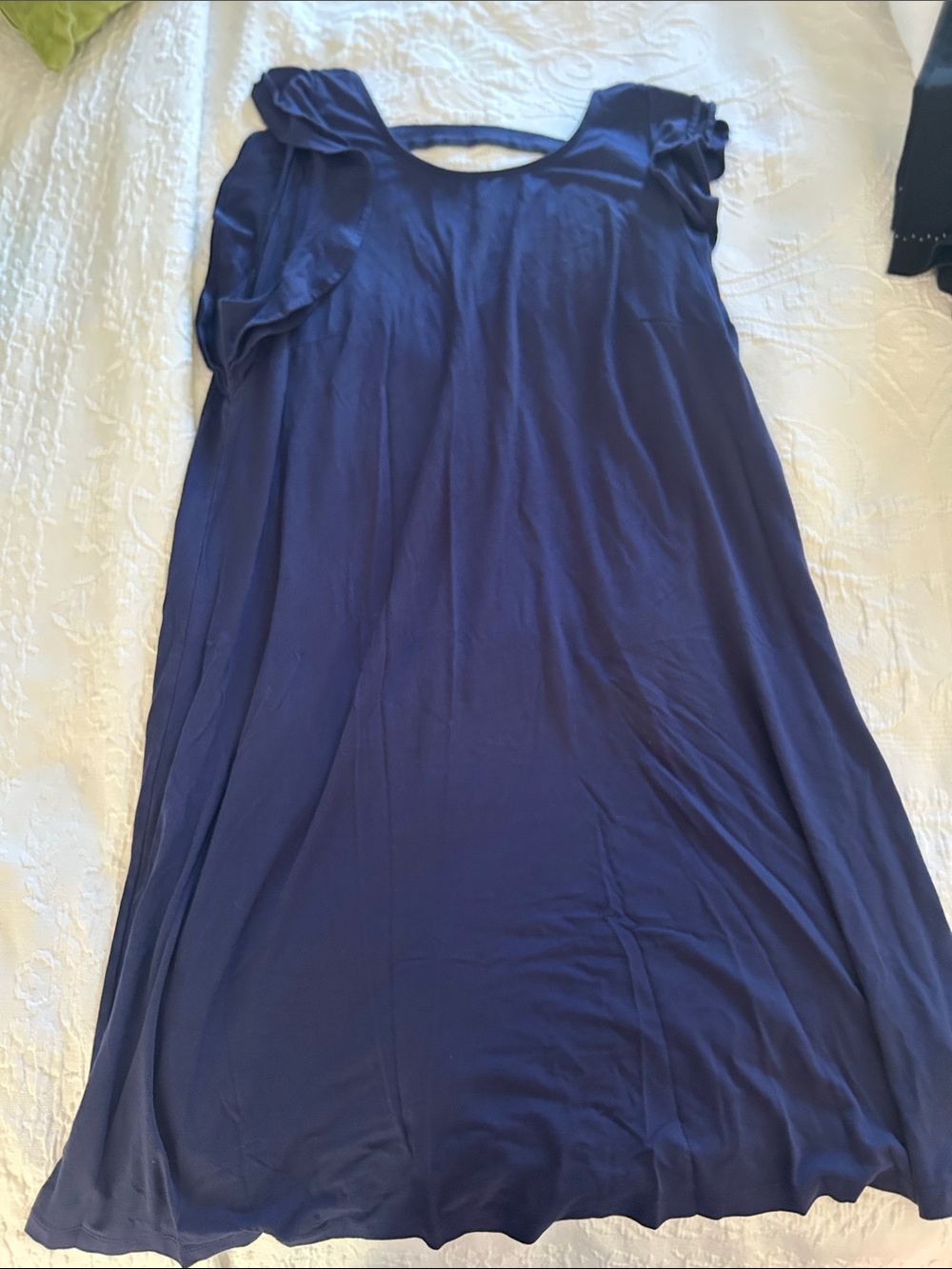 Lilly Pulitzer Navy Scoop Neck Short Sleeve Mini Dress